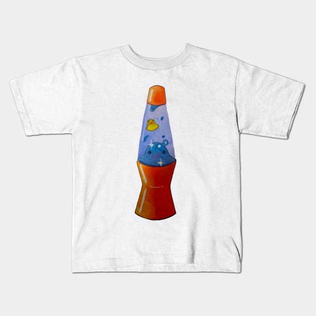 Puddle Slime Lava Lamp Kids T-Shirt by AkiYami